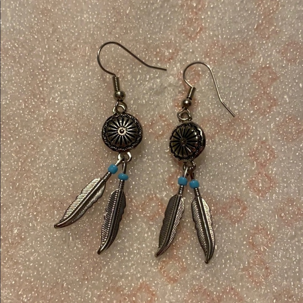 Dream Catcher Earrings - Picture 2 of 2